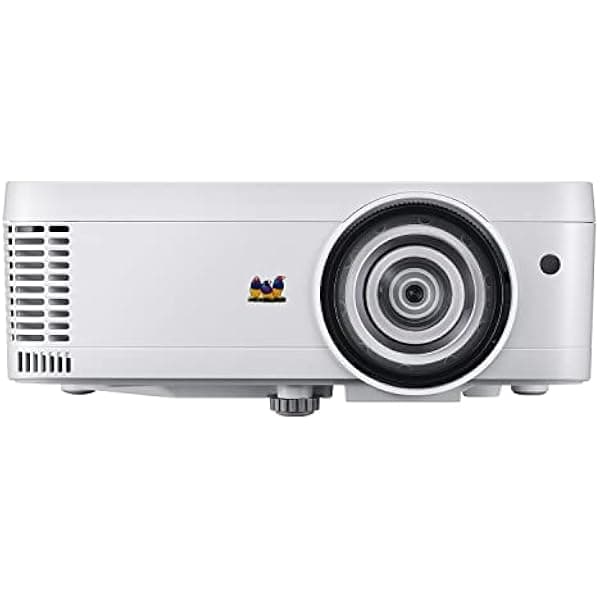 ViewSonic PS600W proyector de tiro corto 3700 lúmenes WXGA HDMI conectividad de red para hogar y oficina