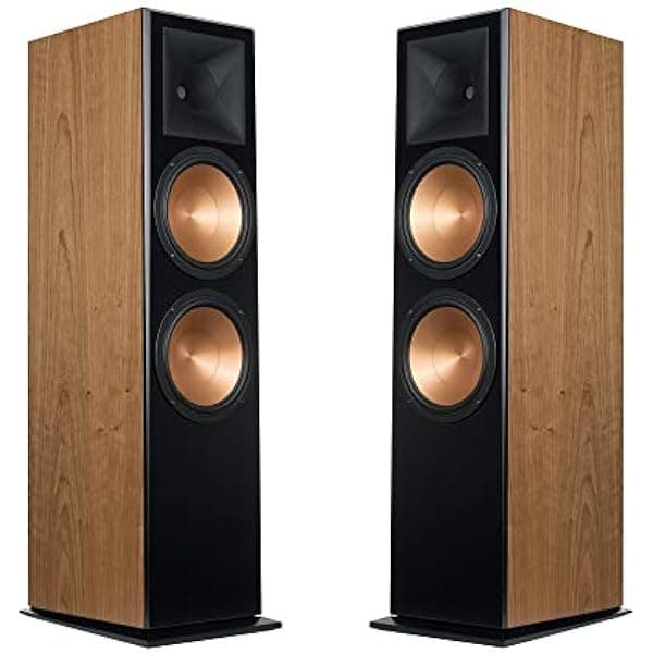 Klipsch RF-7 III par de parlantes de torre Hi-Fi en cerezo natural