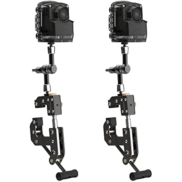 Brinno TLC2020 BCC2000 Lite (2-Pack) cámara time lapse, carcasa ATH1000, abrazadera ACC1000P, HDR FHD, batería 99 días, brazo trípode 360°