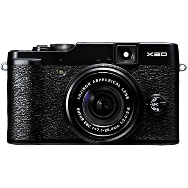 Fujifilm X20 Cámara Digital 12 MP con LCD de 2.8 pulgadas, color negro