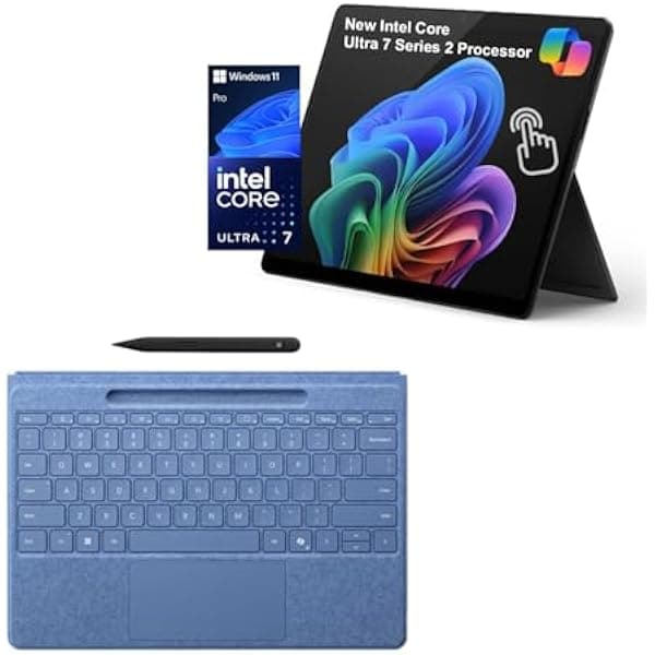 Microsoft Surface Pro 11 Ultra 7 266V Series 2, 2 en 1, Copilot+ PC, 13" táctil, 16GB RAM, 2TB SSD, teclado Sapphire Flex y Slim Pen, Win 11 Pro