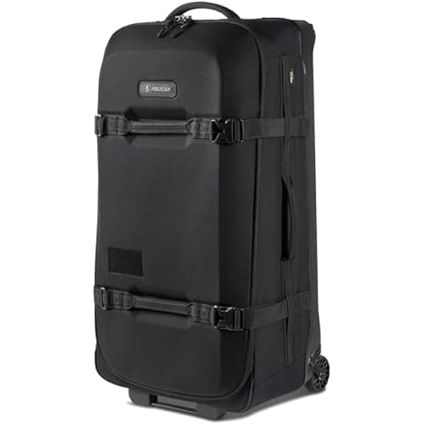 Pelican Aegis maleta duffel con ruedas 32 pulgadas, equipaje de viaje para facturar, color negro