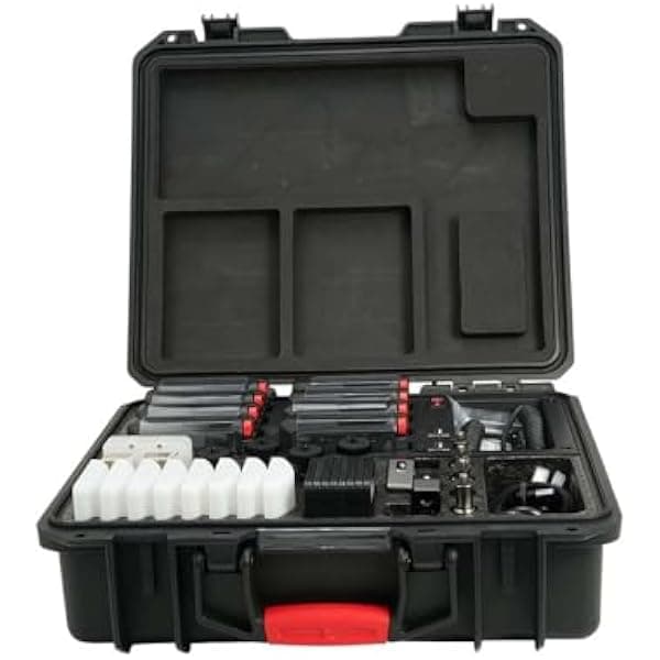 Aputure MC Pro 8 Light Kit luces LED RGBWW portátiles con CRMX, imantadas, batería integrada y estuche de carga para cine y video