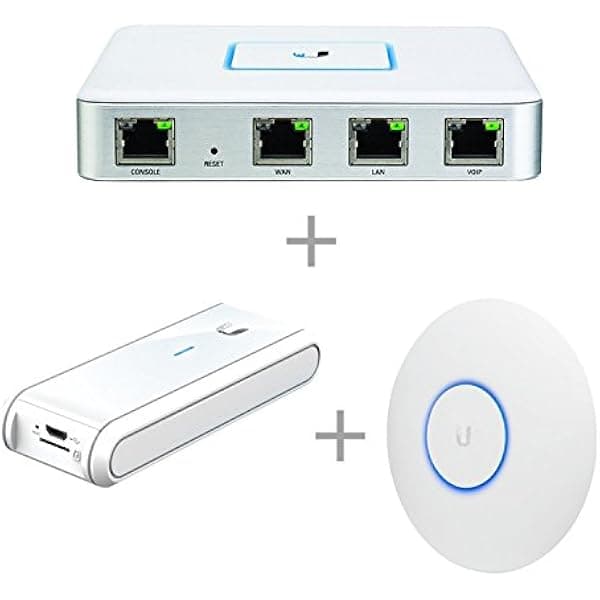 Ubiquiti Networks Unifi USG UC-CK UAP-AC-PRO-E paquete: gateway de seguridad, Cloud Key y punto de acceso WiFi AC PRO
