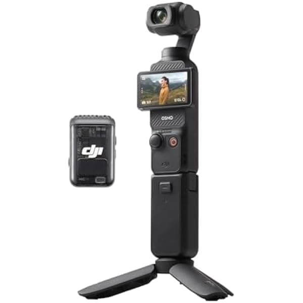 DJI Osmo Pocket 3 Creator Combo cámara vlog 1'' CMOS 4K/120fps estabilización 3 ejes seguimiento rostro/objeto mic incluido YouTube