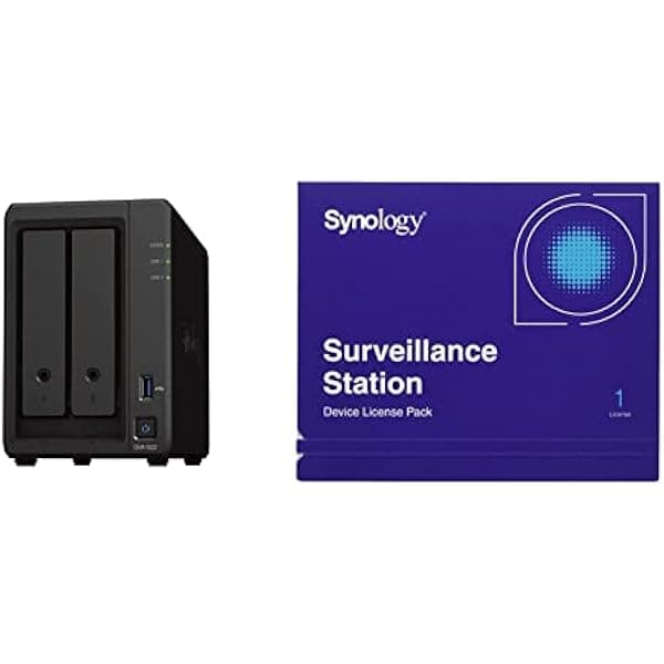 Synology DVA1622 NVR 16 canales con salida HDMI + Licencia cámara IP Synology para 1