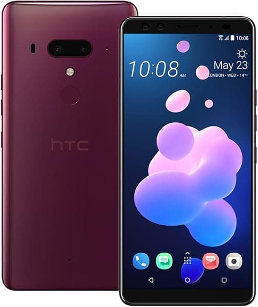 HTC U12 Plus 2Q55100 - Smartphone 6.0" 6GB RAM 128GB, Desbloqueado de fábrica, Versión Internacional, Solo GSM, sin CDMA, Flame Red
