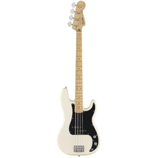 Fender Standard Precision Bass - Bajo Eléctrico 4 Cuerdas, Blanco Olímpico
