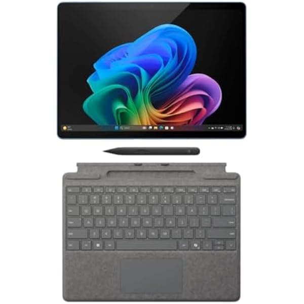 Microsoft Surface Pro 11 Copilot PC, 13" 2.8K táctil, Teclado Pro platino y Slim Pen, Snapdragon X Plus, 16GB RAM, 1TB SSD, Windows 11 Pro, Sapphire