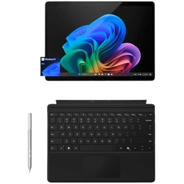 Microsoft Surface Pro 11 Copilot PC, Tablet 13" 2.8K táctil, Snapdragon X Plus, 16GB RAM, 1TB SSD, Windows 11 Pro, Teclado Pro y Business Pen, Negro