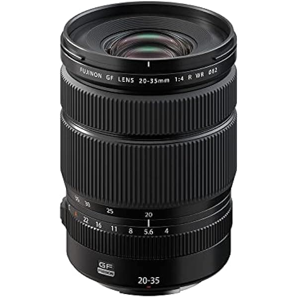 Fujifilm Fujinon GF20-35mm F4 R WR - Zoom gran angular para GFX, montura GF, formato medio, resistente al clima