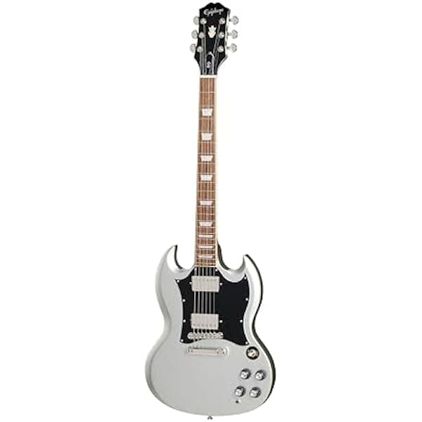 Epiphone IG SG Standard EIGSGSSMNH1 guitarra eléctrica Silver Mist con funda