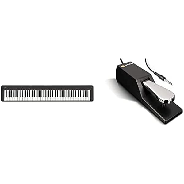 Casio CDP-S160BK Piano Digital 88 Teclas + Pedal Sustain Universal M-Audio