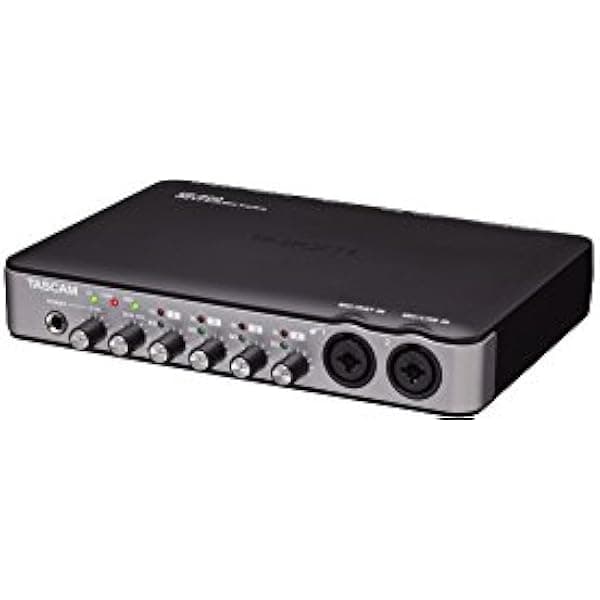 Tascam US-600 interfaz de audio USB 6x4 24-bit/96kHz con previos, phantom power y MIDI para PC/Mac