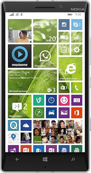 Nokia Lumia 930 smartphone 4G LTE 32GB cámara 20MP PureView pantalla 5'' blanco desbloqueado Windows Phone