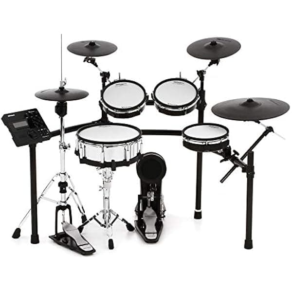 Roland V-Drums TD-27KV batería electrónica kit con parches de malla, módulo TD-27, pads y platos