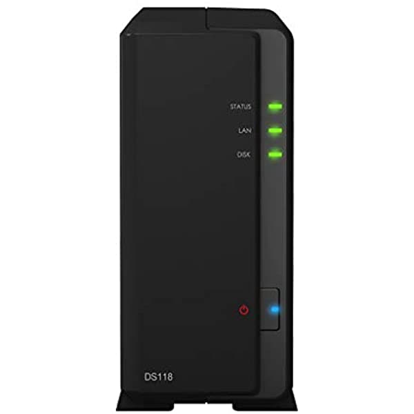 Synology DiskStation DS118 Servidor NAS 10TB, CPU RTD1296 1.4GHz, 1GB RAM, 1x LAN 1GbE, DSM