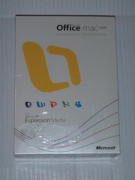 Microsoft Office 45586G para Mac Edición Especial de Medios versión antigua licencia FWA-00013