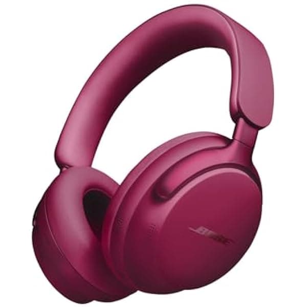 Bose QuietComfort Ultra 880066-1500 audífonos Bluetooth inalámbricos con cancelación de ruido, audio espacial, micrófono, 24 h, Deep Plum Ed. Limitada