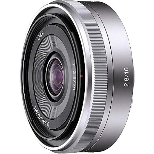 Sony SEL16F28 16mm f/2.8 Lente Gran Angular para Cámaras Serie NEX