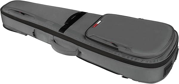 Gator Cases ICON Series Funda Premium Resistente al Clima para Guitarras Eléctricas con Cierres Compatibles con TSA Gris (G-ICONELECTRIC-GRY)