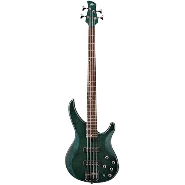 Yamaha TRBX604 Bajo de 4 Cuerdas, Arce Flameado, Azul Índigo TRBX604FM IDB