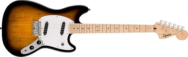 Fender Squier Sonic Mustang Guitarra Eléctrica, 2-Color Sunburst, Diapasón de Arce 373652503
