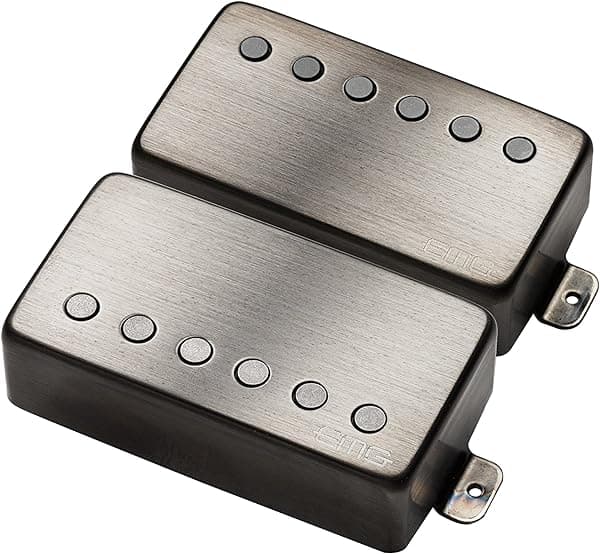 EMG JH Set de Micrófonos para Guitarra Eléctrica James Hetfield, Brushed Black Chrome 4535