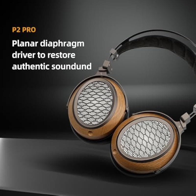 SIVGA P2 PRO Planar Magnetic Driver Hi-Fi Auriculares de madera