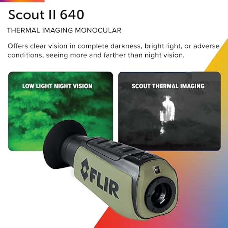 FLIR Scout II 640 Monocular de imagen térmica de 7.5 Hz