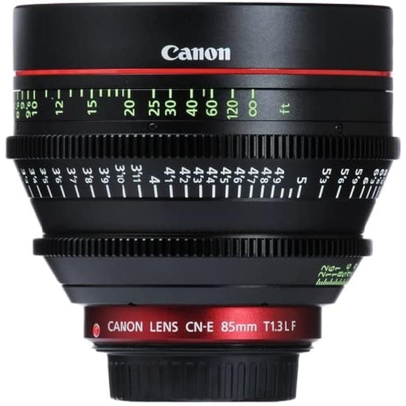 Canon CN-E 85mm T1.3 L F Lente Cine Prime Montaje EF Full Frame 4K Apertura T1.3 Iris 11 Hojas Foco Manual 300° Filtro 105mm 6571B001-CR