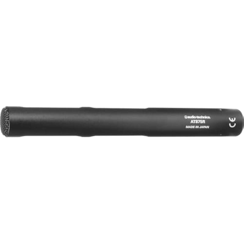 Audio-Technica Micrófono Shotgun Corto AT875R con Araña Antivibración + Parabrisas + Cable de Micrófono XLR de 20 pies + Paño de Limpieza (5 artículos)