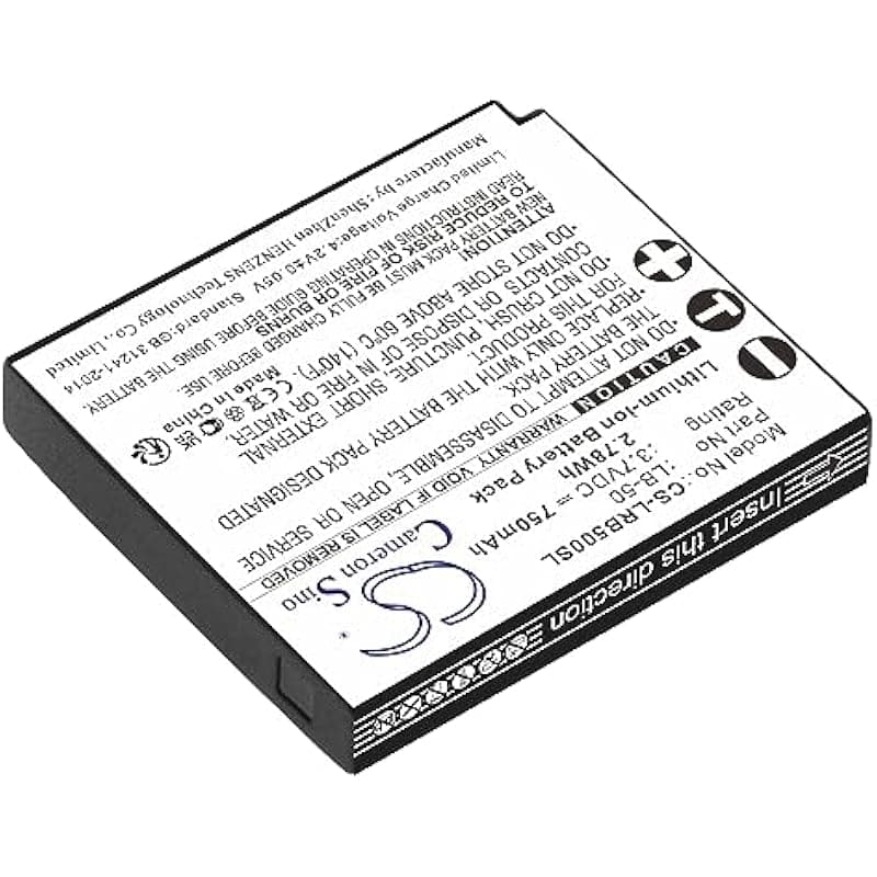 Flujoy 750mAh/3.7V Batería de repuesto para Lectrosonics SSM Micro Transmisor SSM Bodypack Transmisor IFBR1B Receptor SSM Transmisores LB-50 CS-LRB500SL
