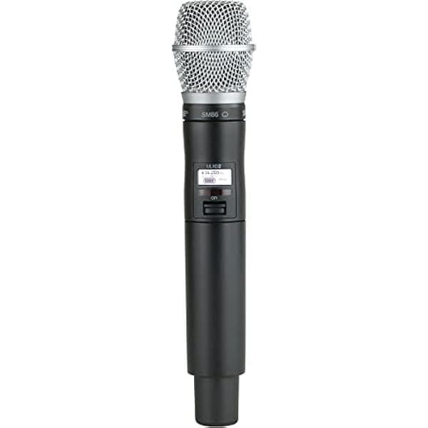 Shure Transmisor de micrófono inalámbrico ULXD2/SM86 con cartucho intercambiable SM86, banda H50 ULXD2/SM86=-H50