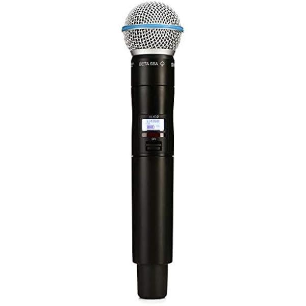Shure ULXD2/B58 Transmisor de micrófono inalámbrico de mano con cartucho Beta 58A intercambiable, banda G50 ULXD2/B58=-G50