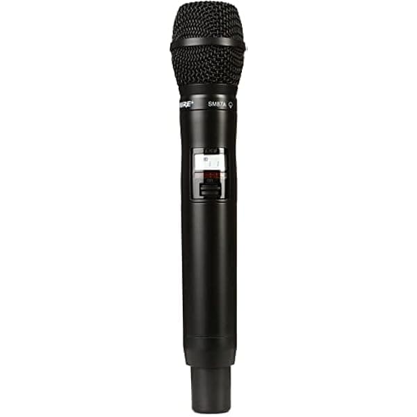 Shure QLXD2/SM87 Transmisor de micrófono inalámbrico de mano con cápsula SM87 (el receptor se vende por separado) - Banda V50 QLXD2/SM87=-V50