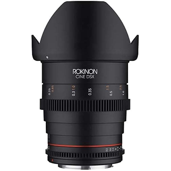Rokinon Lente gran angular Cine DSX de alta velocidad T1.5 de 0.945 in para Fuji X DSX24-FX