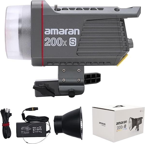 Aputure Amaran 200x S 200W Ultra-High SSI Bi-Color Bowens Mount Point-Source LED COB Light FMT200XS