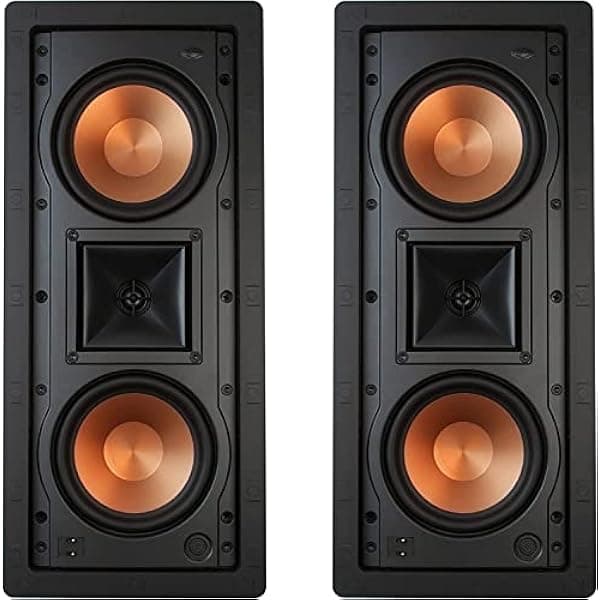 Klipsch R-5502-W II - Altavoces en pared izquierda, central o derecha (LCR) en pared o en techo