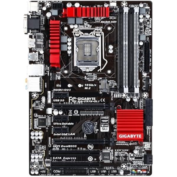 Gigabyte GA-Z97X-SLI LGA 1150 Z97 2-Way SLI UEFI DualBIOS ATX Placa base
