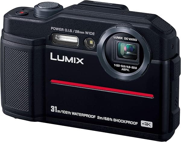 Panasonic Lumix FT7 Impermeable 4K Video corresponding Black DC-FT7-K (Japón productos originales nacionales)