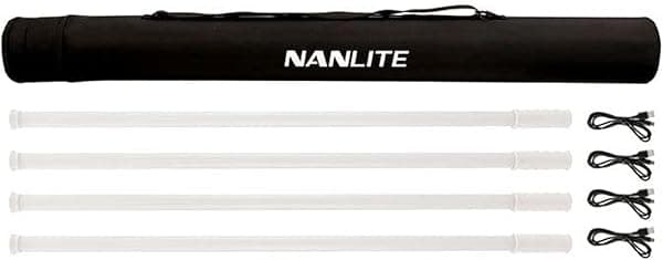 Nanlite PavoTube T8-7X RGBWW LED Pixel Tube 4-Kit NL-PT8-7X-K4