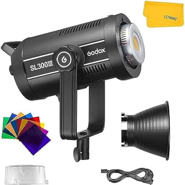 Godox Luz de video LED de luz diurna SL300III 330W Godox SL300iii Light