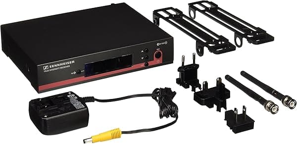 Sennheiser Consumer Audio Compatible con Sennheiser EM 100 G3 - Receptor inalámbrico True Diversity para montaje en bastidor, rango A (516-558 MHz) EM100G3-A