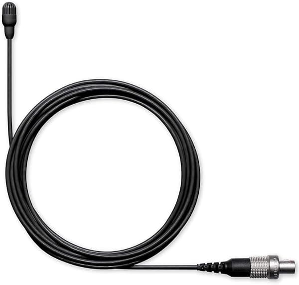 Shure TwinPlex TL47 - Micrófono de solapa omnidireccional, baja sensibilidad, Lemo, negro TL47B/O-LEMO