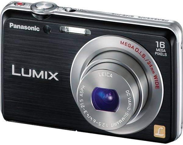 Panasonic Lumix DMC FH-8 Cámara digital de 16, 1 MP con zoom estabilizado de imagen óptica de gran angular 5x (negro) DMC-FH8K