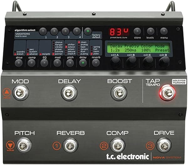 TC Electronic Nova, sistema de overdrive/distorsión de piso con efectos G-System y procesamiento dinámico 963200011