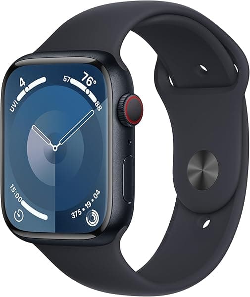 Apple Watch Series 9 GPS + Cellular Aluminio - Correa deportiva medianoche MRMC3LL/A