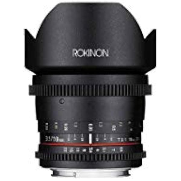 Rokinon Lente gran angular Cine CV10M-N 0.394 in T3.1 Cine para cámaras Nikon (DX)