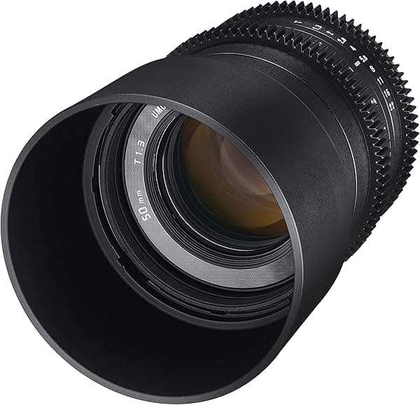 Rokinon CV50M-E 1.969 in T1.3 Lente Cine Compacta de Alta Velocidad para Sony E-Mount, Negro